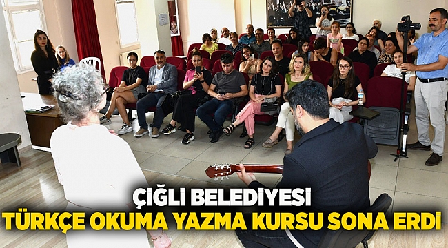 Çiğli Belediyesi Türkçe Okuma Yazma Kursu Sona Erdi