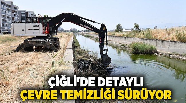 Çiğli'de Detaylı Çevre Temizliği Sürüyor