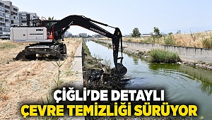 Çiğli'de Detaylı Çevre Temizliği Sürüyor