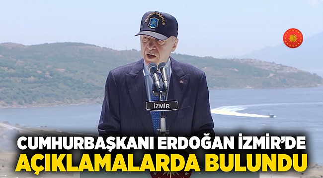 Erdoğan'dan İzmir'den seslendi: 'Teröristan' kurulmasına asla izin vermeyeceğiz