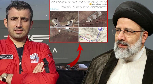 Helikopterin enkazını bulan Akıncı, İran'da paniğe neden oldu