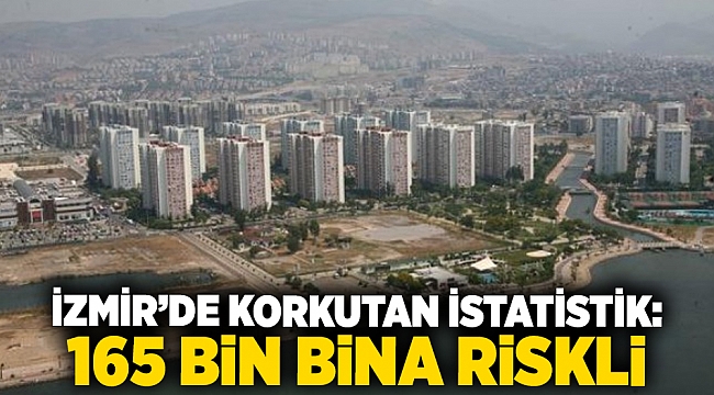 İzmir’de korkutan istatistik: 165 bin bina riskli