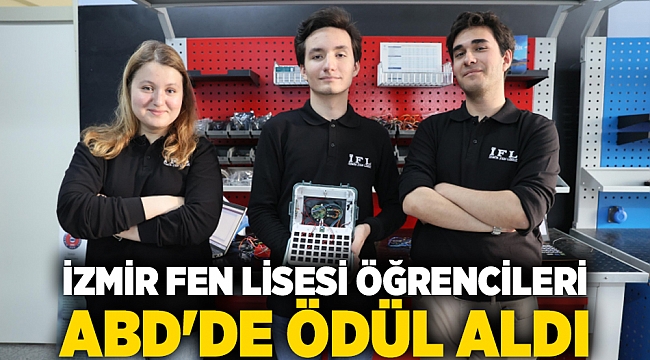 İzmir Fen Lisesi öğrencilerinin müsilaja karşı geliştirdiği uyarı cihazı ABD'de ödül aldı