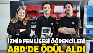 İzmir Fen Lisesi öğrencilerinin müsilaja karşı geliştirdiği uyarı cihazı ABD'de ödül aldı