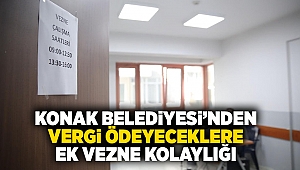 Konak Belediyesi’nden vergi ödeyeceklere ek vezne kolaylığı