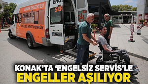 Konak’ta ‘Engelsiz Servis’le engeller aşılıyor