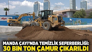 Manda Çayı’nda temizlik seferberliği: 30 bin ton çamur çıkarıldı