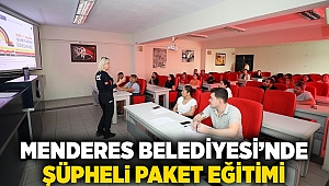 Menderes Belediyesi’nde Şüpheli Paket Eğitimi