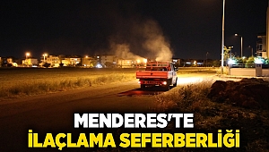 Menderes'te İlaçlama Seferberliği