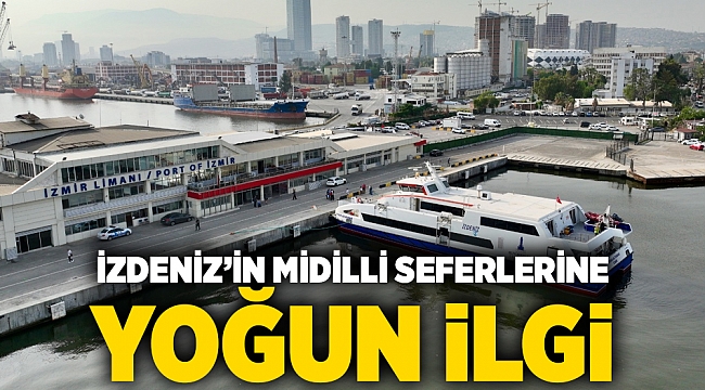 2023’ün yolculuk sayılarına 1 ayda yaklaşıldı İZDENİZ’in Midilli seferlerine yoğun ilgi