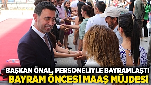 Başkan Önal, personeliyle bayramlaştı