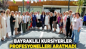 Bayraklılı kursiyerler profesyonelleri aratmadı