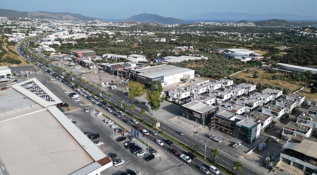 Bayram tatili öncesi Bodrum'da trafik yoğunluğu oluştu