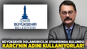 Büyükşehir dolandırıcılık uyarısında bulundu: Karcı'nın adını kullanıyorlar!