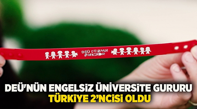 DEÜ'nün engelsiz üniversite gururu: Türkiye 2’ncisi oldu