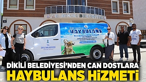 Dikili Belediyesi’nden can dostlara HAYBULANS hizmeti