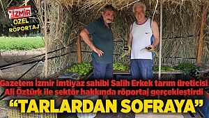 Gazetem İzmir imtiyaz sahibi Salih Erkek tarım üreticisi Ali Öztürk ile sektör hakkında röportaj gerçekleştirdi: 