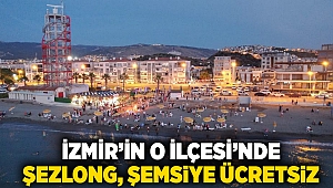 Güzelbahçe'de tatil yapacaklara müjde! : Şezlong, şemsiye ücretsiz