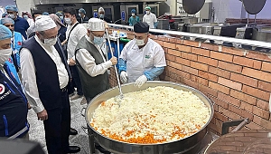 Hacı adayları için günlük 30 bin kişilik yemek hazırlanıyor