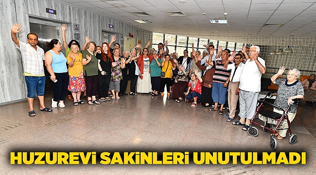 Huzurevi sakinleri unutulmadı