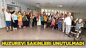 Huzurevi sakinleri unutulmadı