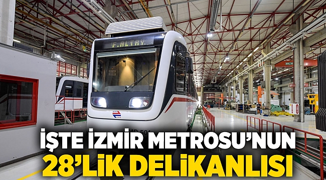 İşte İzmir Metrosu’nun 28’lik delikanlısı: 1996’da üretildi, 2000’de ilk seferine çıktı