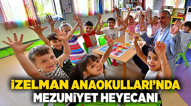 İZELMAN Anaokulları’nda mezuniyet heyecanı