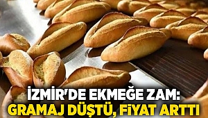 İzmir'de ekmeğe zam: Gramaj düştü, fiyat arttı
