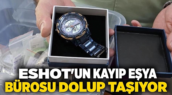 İzmir'deki ESHOT'un Kayıp Eşya Bürosu Dolup Taşıyor