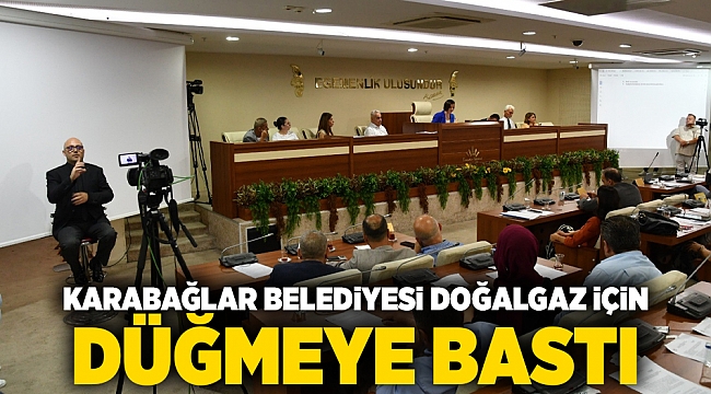 Karabağlar Belediyesi doğalgaz için düğmeye bastı