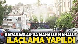 Karabağlar’da mahalle mahalle ilaçlama yapıldı