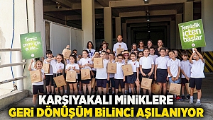 Karşıyakalı miniklere geri dönüşüm bilinci aşılanıyor