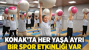 Konak’ta her yaşa ayrı bir spor etkinliği var