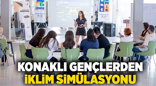 Konaklı gençlerden iklim simülasyonu