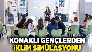 Konaklı gençlerden iklim simülasyonu