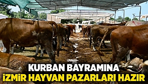 Kurban Bayramına İzmir Hayvan Pazarları Hazır