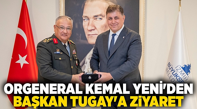 Orgeneral Kemal Yeni'den Başkan Tugay'a ziyaret