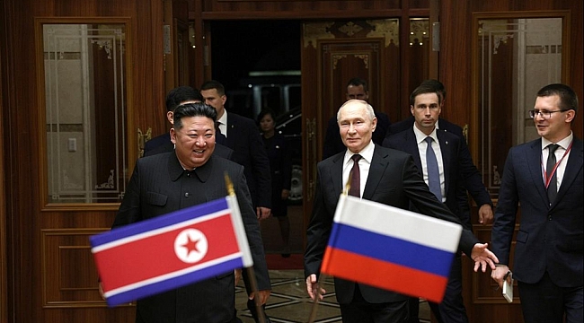 Putin Kuzey Kore'de: Çok kutuplu dünyayı birlikte savunma vurgusu