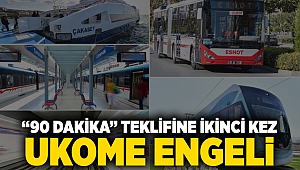UKOME, İzmir Büyükşehir Belediyesi'nin teklifini ikinci kez reddetti