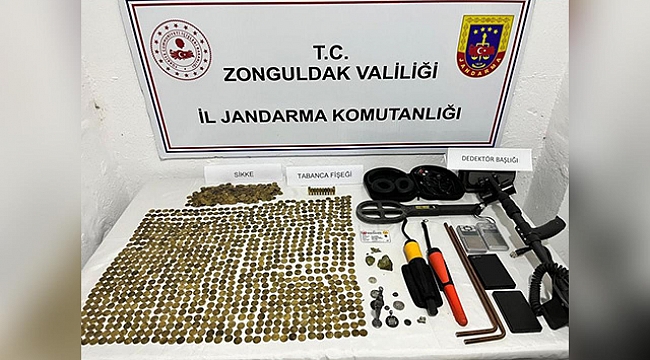 Zonguldak'ta çok sayıda tarihi eser ele geçirildi