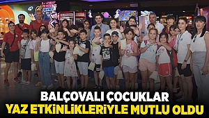 Balçovalı çocuklar yaz etkinlikleriyle mutlu oldu