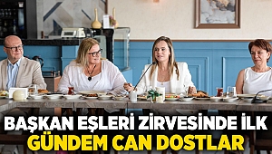 Başkan eşleri zirvesinde ilk gündem can dostlar