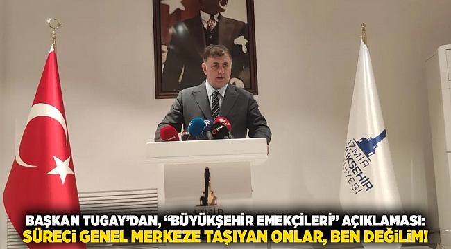 Başkan Tugay'dan, 