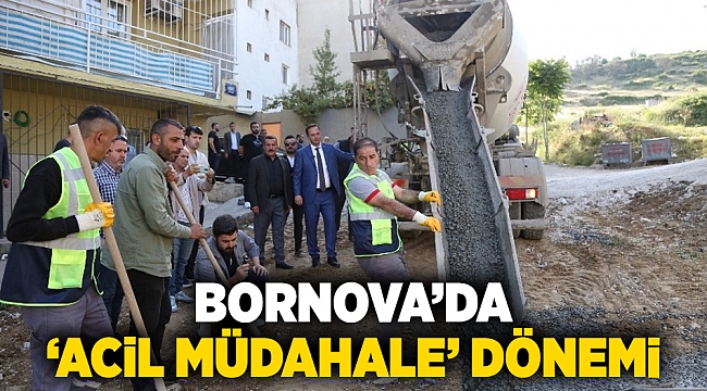 Bornova’da ‘Acil Müdahale’ dönemi