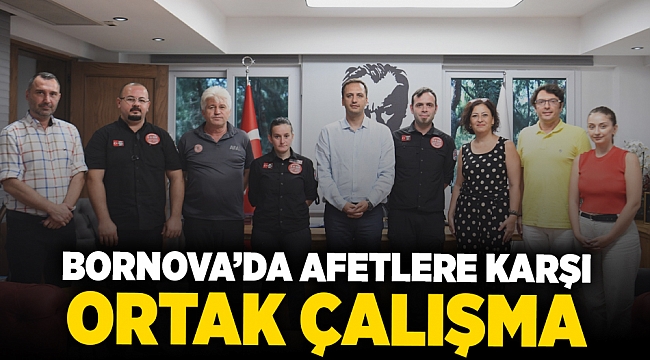 Bornova’da afetlere karşı ortak çalışma