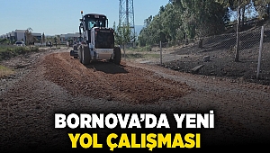 Bornova’da yeni yol çalışması