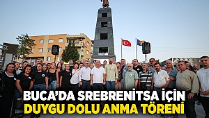 Buca’da Srebrenitsa için duygu dolu anma töreni