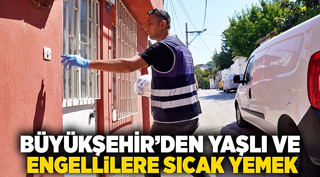 Büyükşehir’den yaşlı ve engellilere sıcak yemek