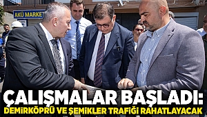 Çalışmalar başladı: Demirköprü ve Şemikler trafiği rahatlayacak