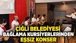  Çiğli Belediyesi Bağlama Kursiyerlerinden Eşsiz Konser